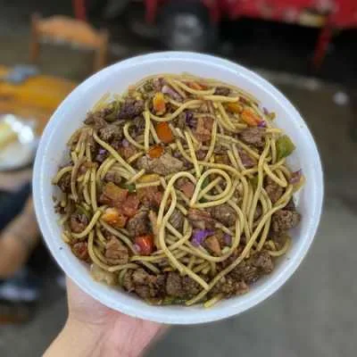 Macarrão na Chapa Boi